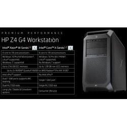 HP Z4 G4 XEON W2125 32GB 512SSD NVIDIA P620 W10PRO