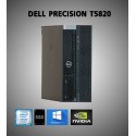 DELL PRECISION T5820 XEON W2133 64GB 512GB NVME NVIDIA QUADRO P4000 W11PRO