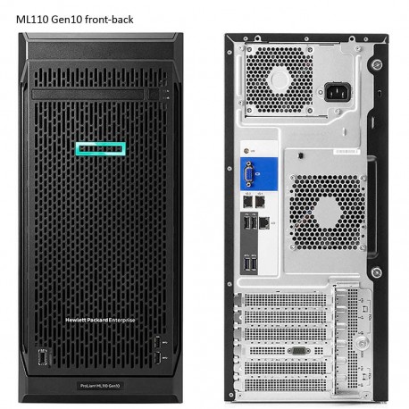 HP ML 110 G10 XEON SILVER 4208 64GB 2TB 2*PSU